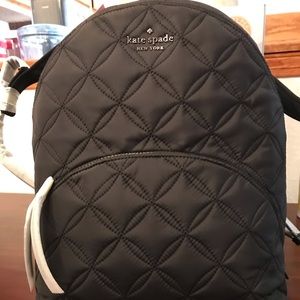 Kate Spade Quilted Backpack - Black Karissa